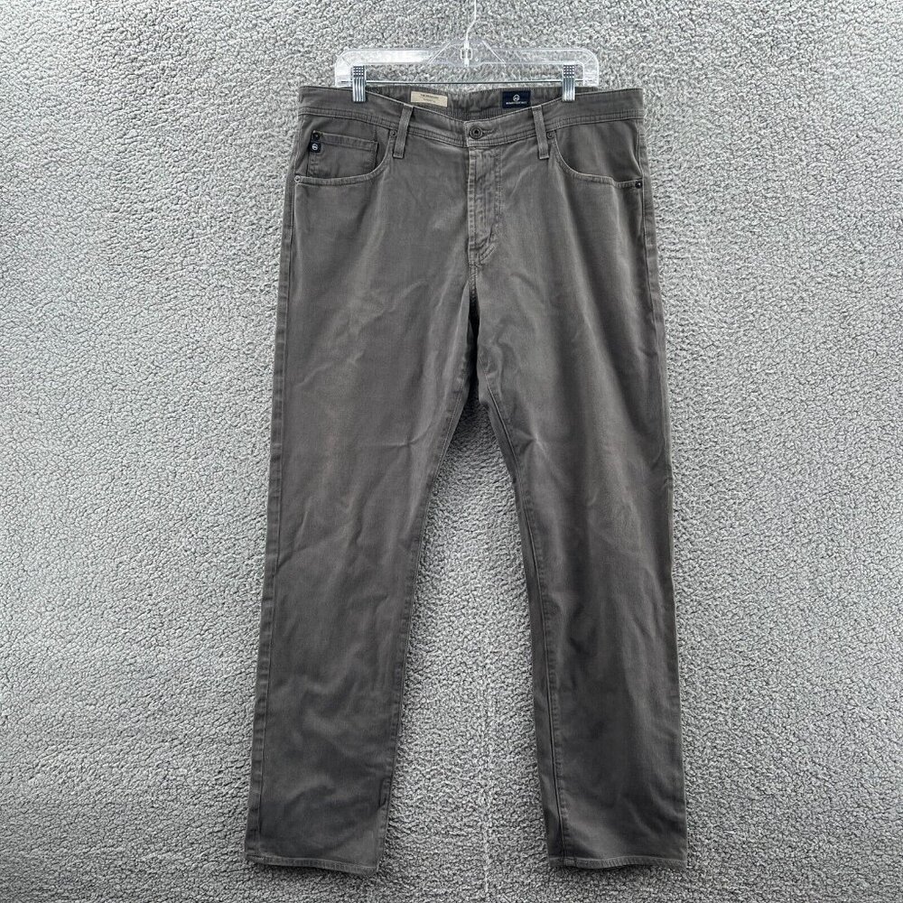 AG Adriana Goldschmeid Jeans The Graduate Tailored Leg Mens 36 X 32 Gray Stretch